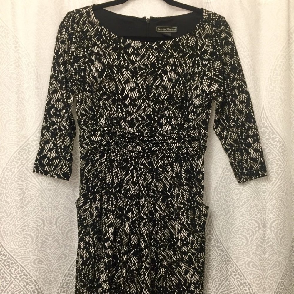 Jessica Howard Womens Midi Dress